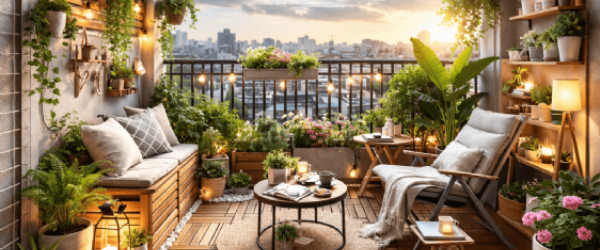 小陽台也能很好用！陽台裝修的設計技巧公開